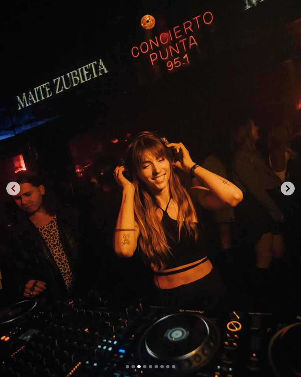 Concierto Punta 95.1, Maite sonriendo